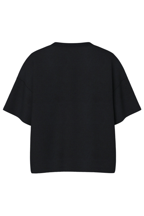 Pieces zwarte dames sweater | Achteraanzicht