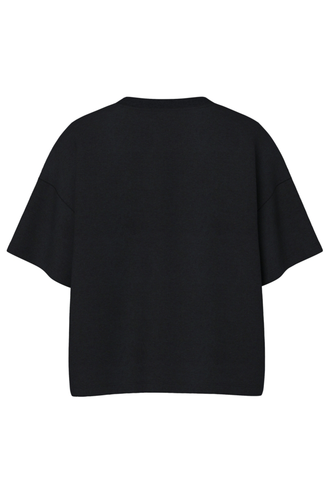 Pieces zwarte dames sweater | Achteraanzicht