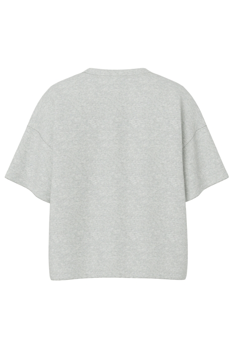 Pieces grijze dames sweater | Achteraanzicht