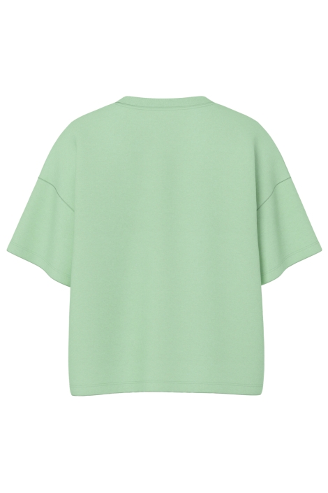Pieces groene dames sweater | Achteraanzicht