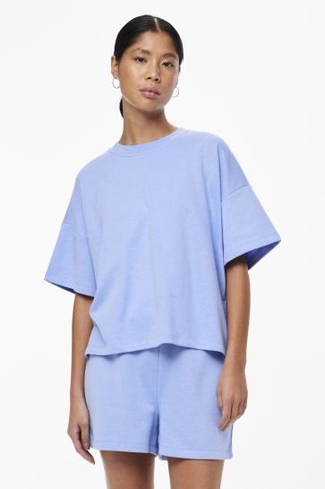 Pieces Trui PCCHILLI SUMMER 2 4 LOOSE SWT NOOS 17118870 HYDRANGEA