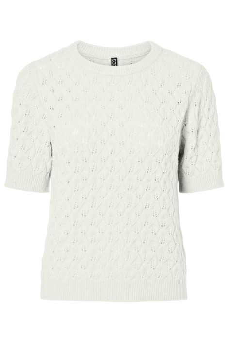 Pieces witte dames trui | Vooraanzicht