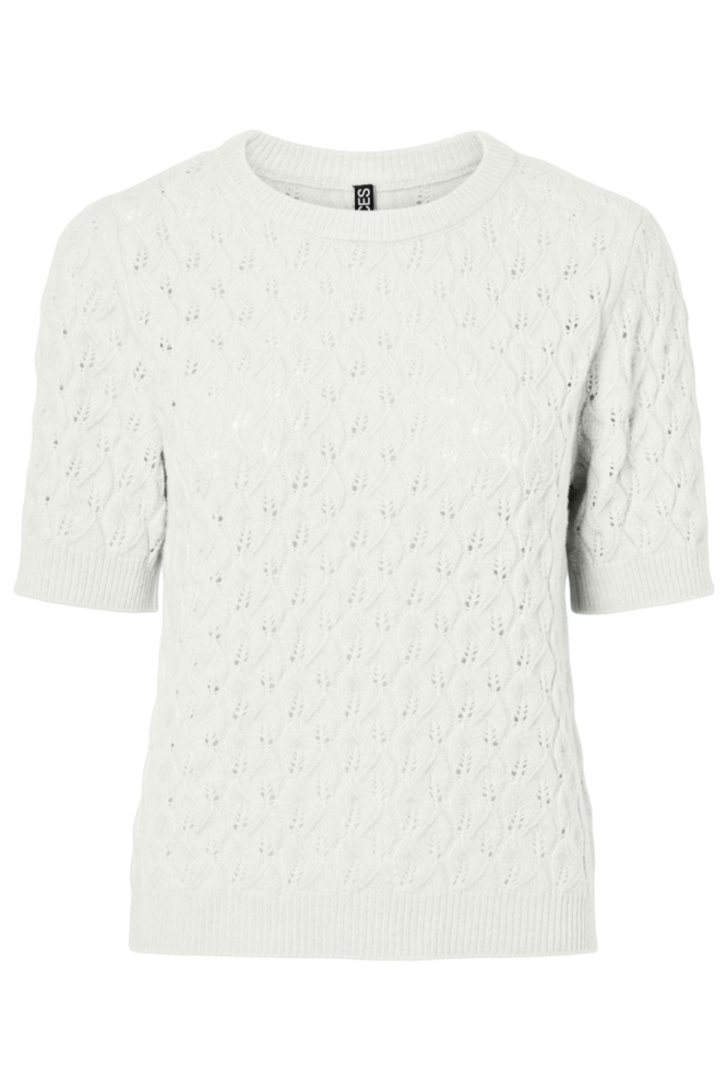 Pieces witte dames trui | Vooraanzicht