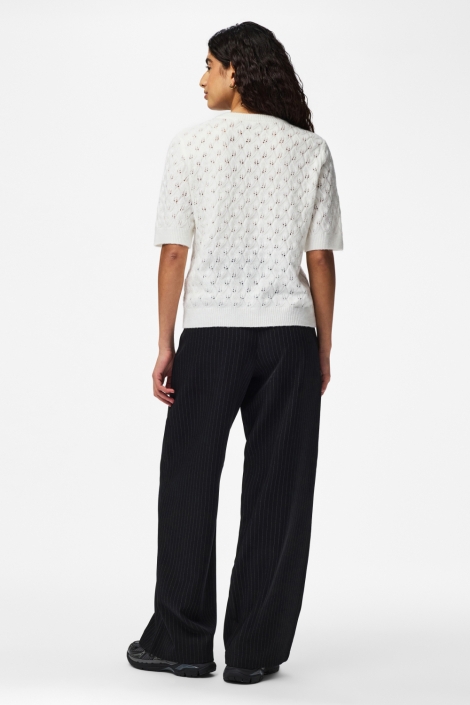 Pieces witte dames trui | Model