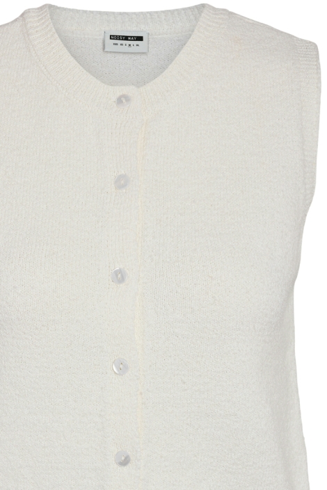 Noisy may beige dames gilet | Close up