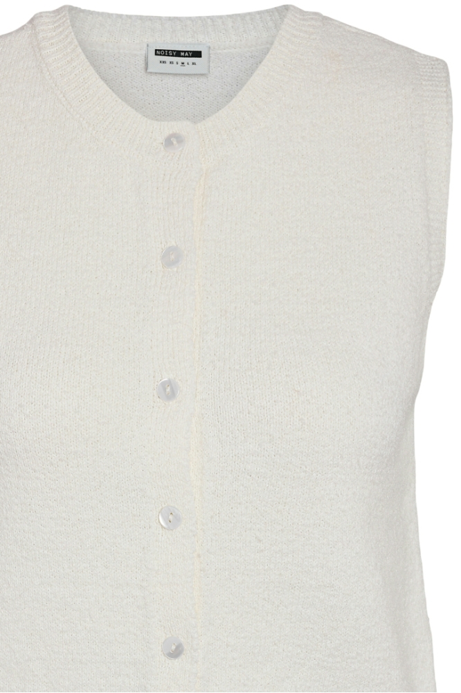 Noisy may beige dames gilet | Close up