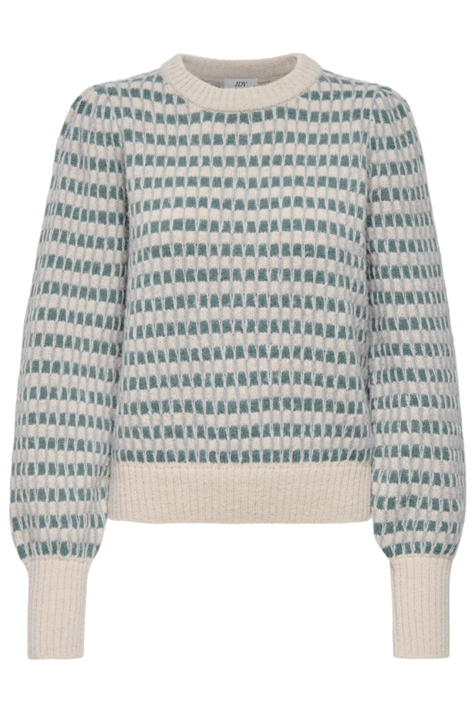 Jacqueline de Yong beige dames trui | Vooraanzicht