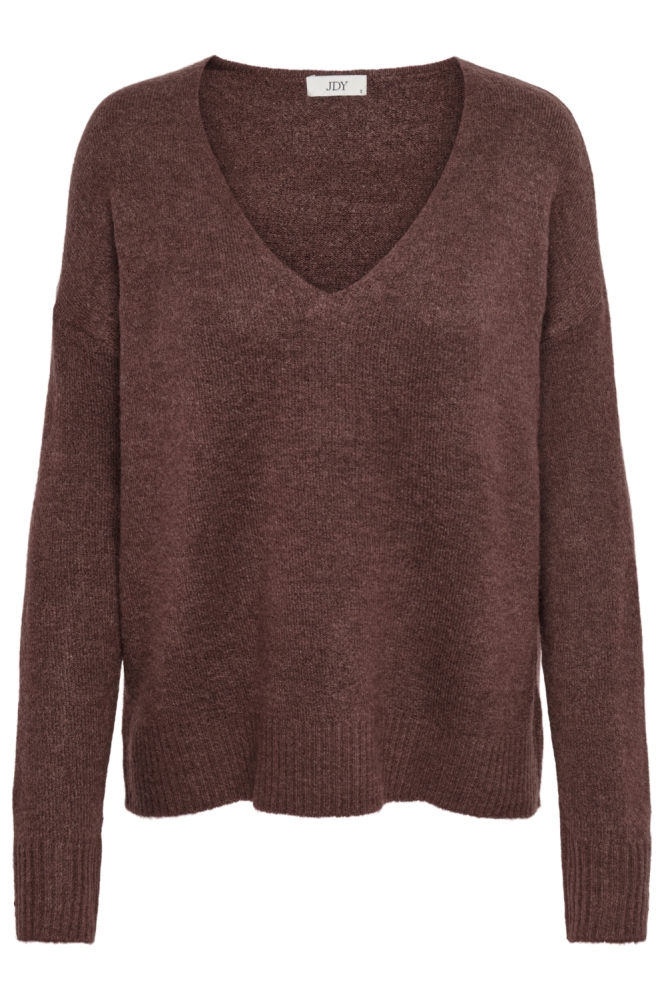 Jacqueline de Yong bruine dames trui | Vooraanzicht