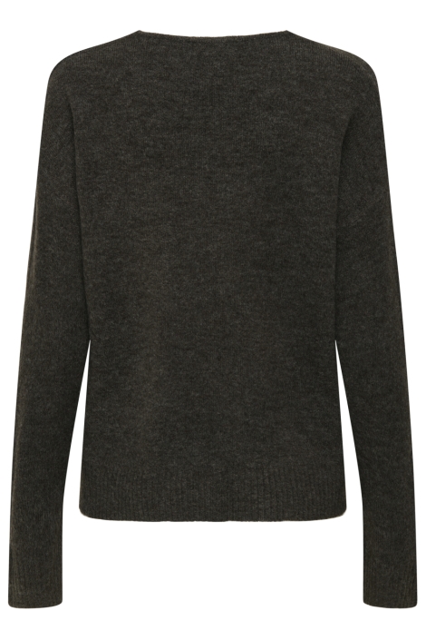 Jacqueline de Yong bruine dames trui | Achteraanzicht