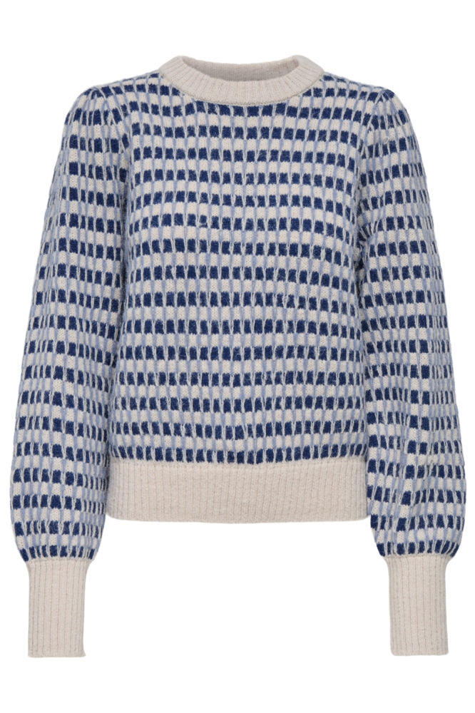 Jacqueline de Yong beige dames trui | Vooraanzicht