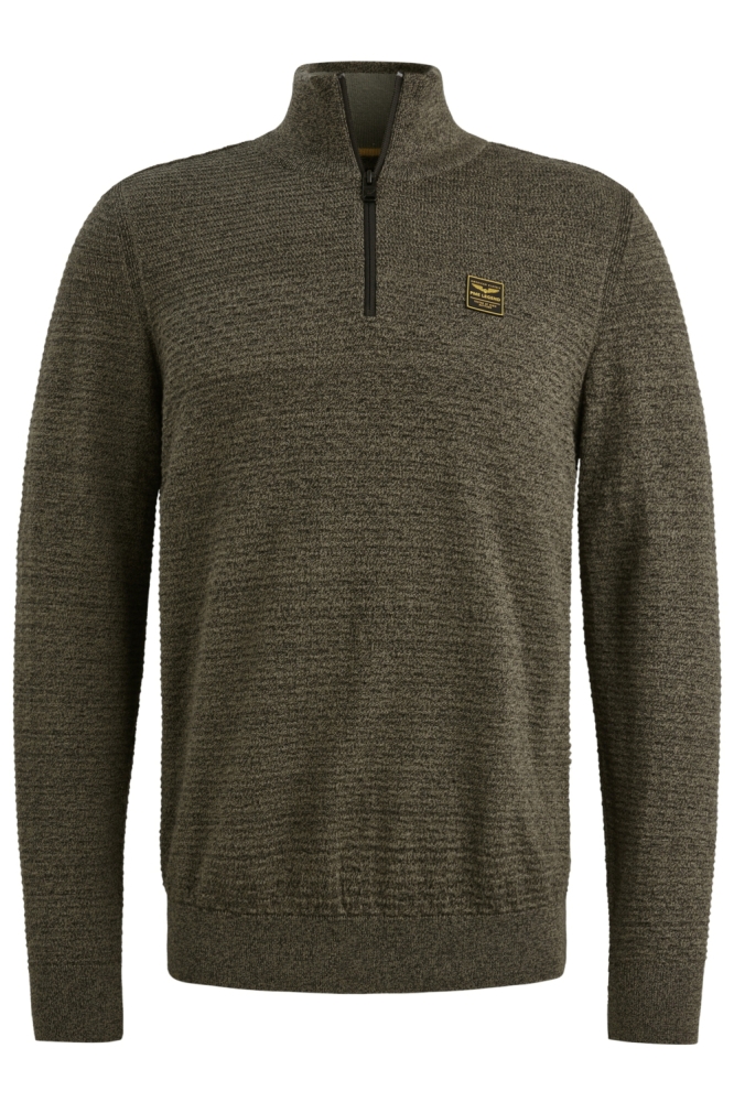 PME legend groene heren trui | Vooraanzicht