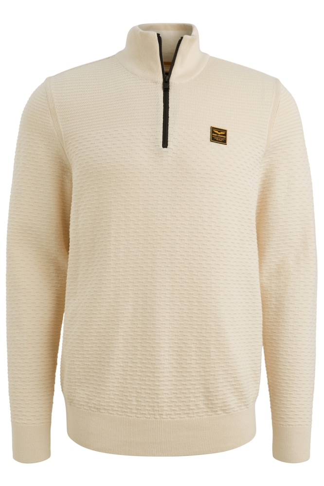 PME legend beige heren trui | Vooraanzicht