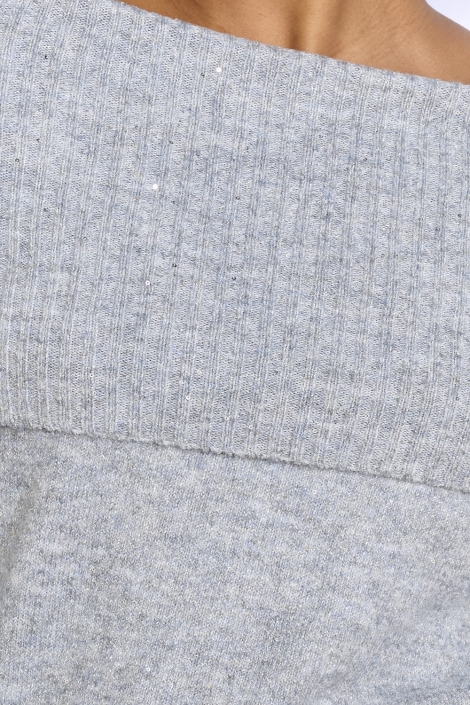 LolaLiza grijze dames trui | Close up