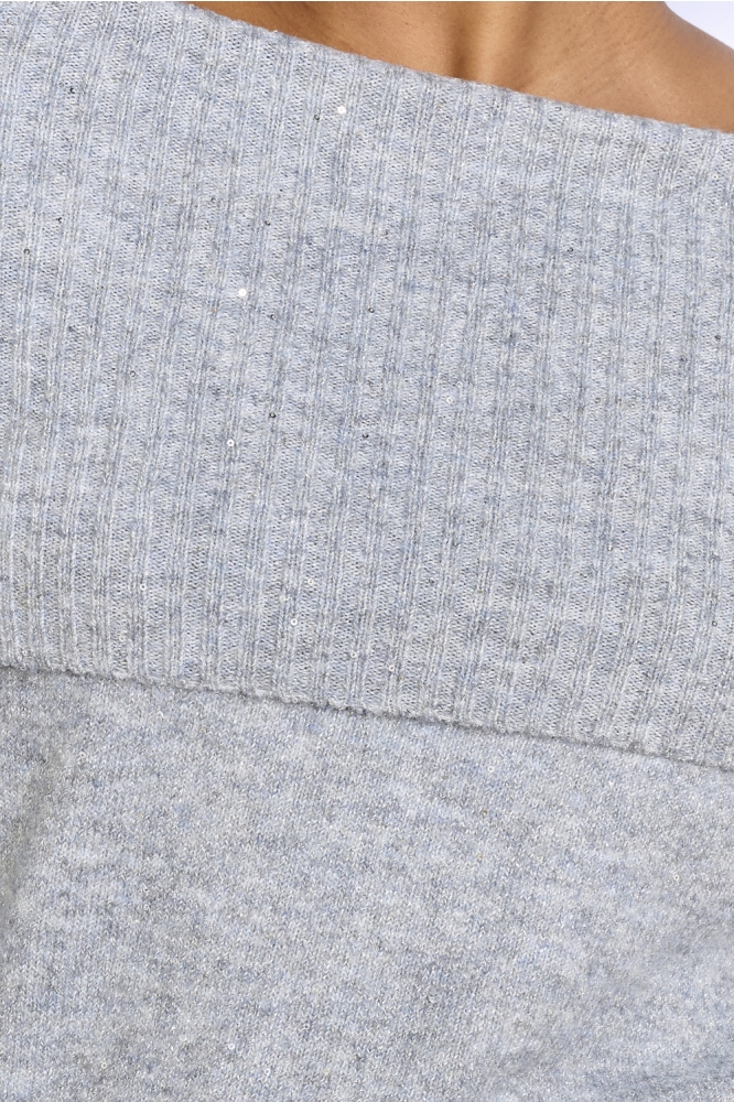 LolaLiza grijze dames trui | Close up