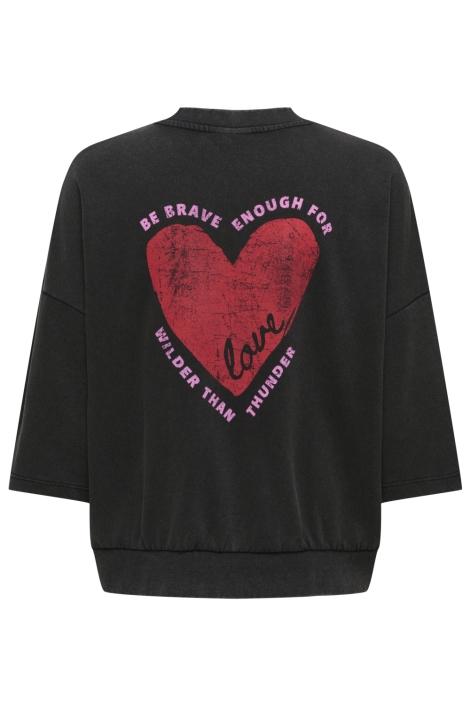 Only zwarte dames sweater | Achteraanzicht