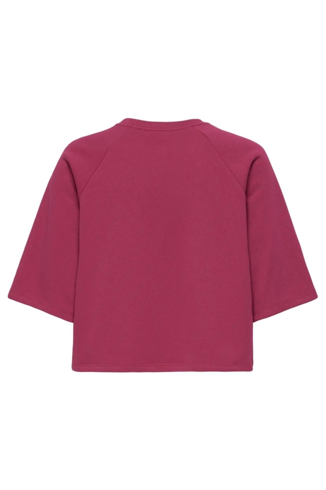 Only paarse dames sweater | Achteraanzicht