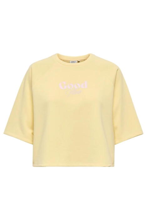 Only gele dames sweater | Vooraanzicht