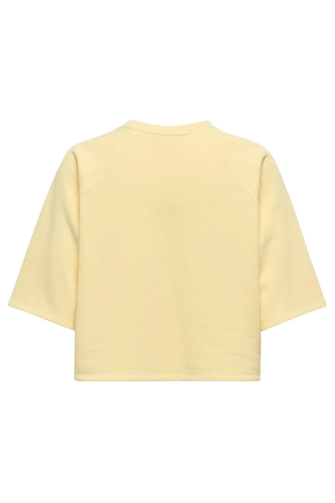 Only gele dames sweater | Achteraanzicht