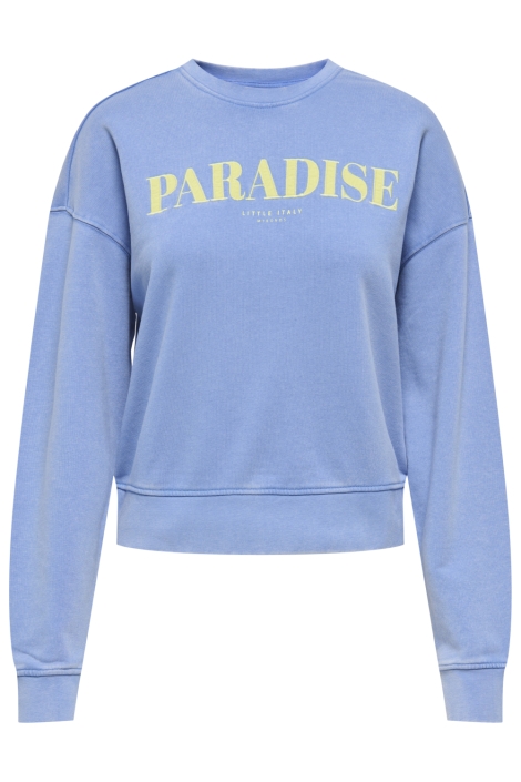 Only blauwe dames sweater | Vooraanzicht