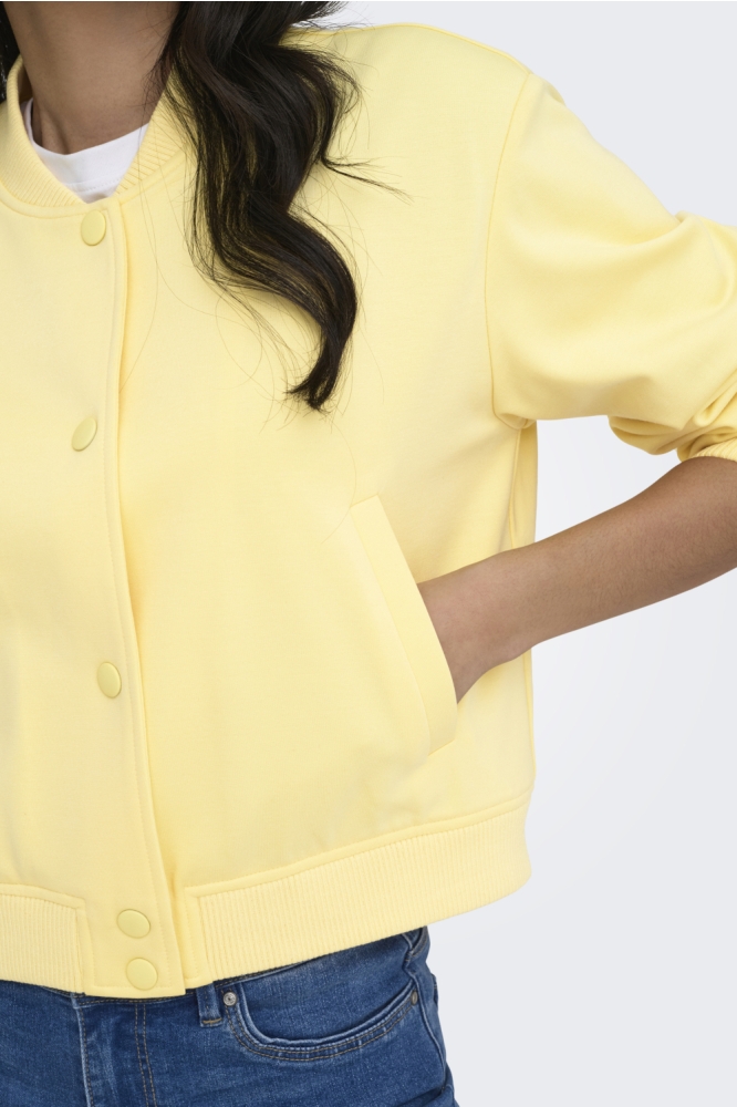 Only gele dames jas | Close up