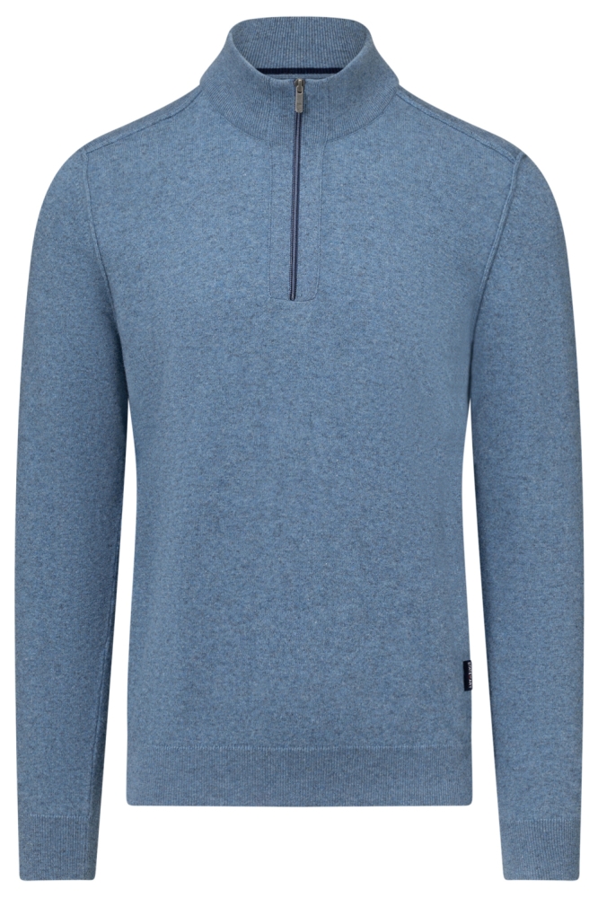 State of Art blauwe heren trui | Vooraanzicht