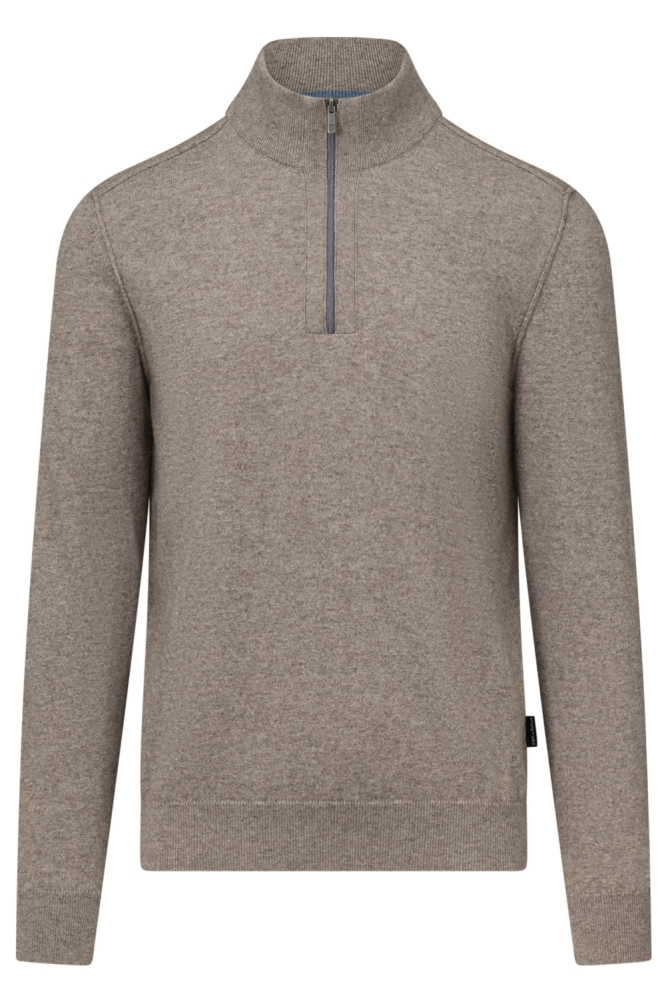 State of Art bruine heren trui | Vooraanzicht