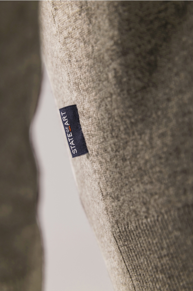 State of Art bruine heren trui | Close up