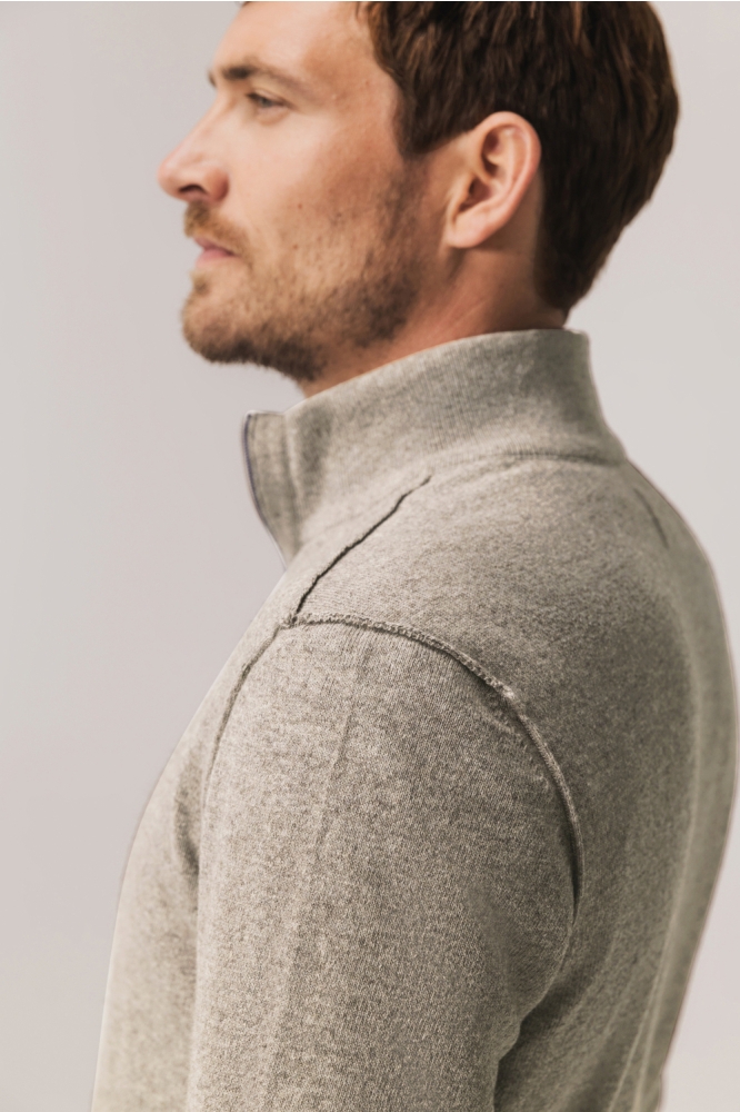 State of Art bruine heren trui | Close up