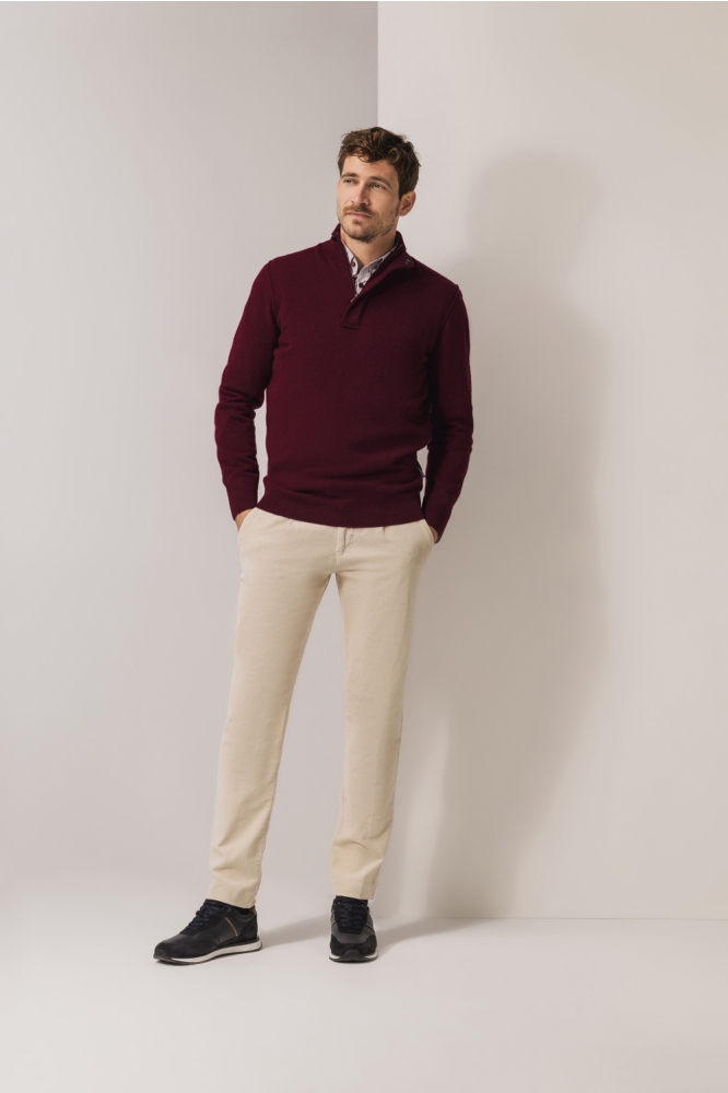 State of Art bordeaux heren trui | Model