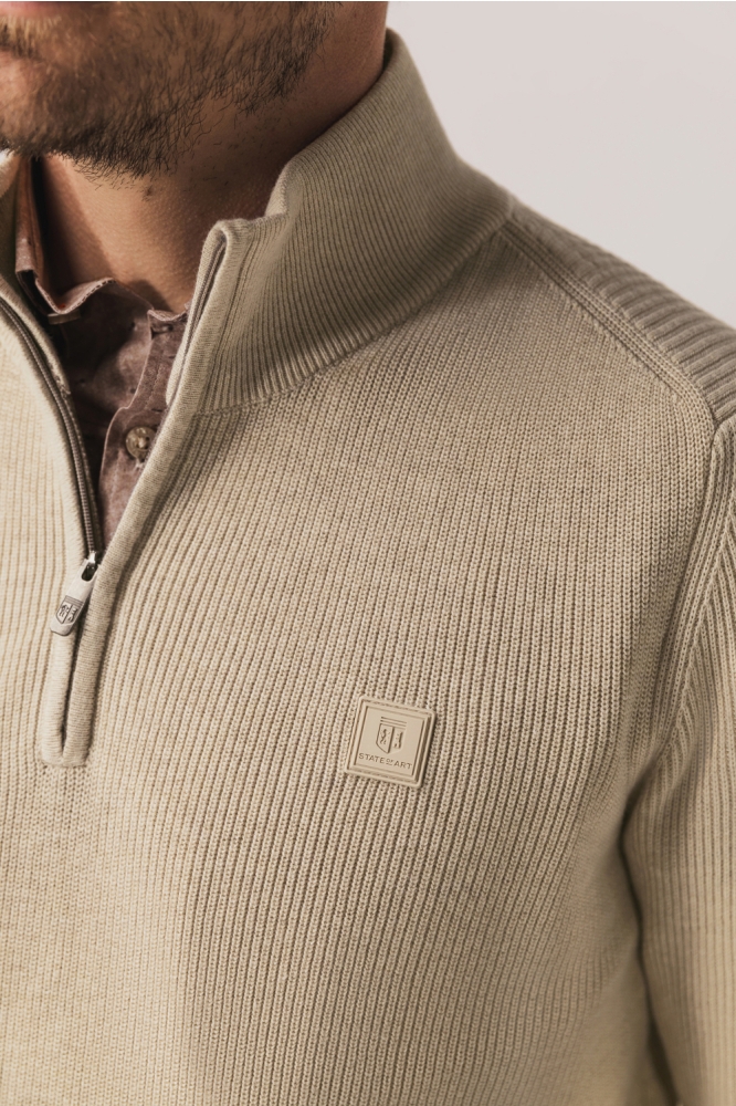 State of Art beige heren trui | Unique Selling Point