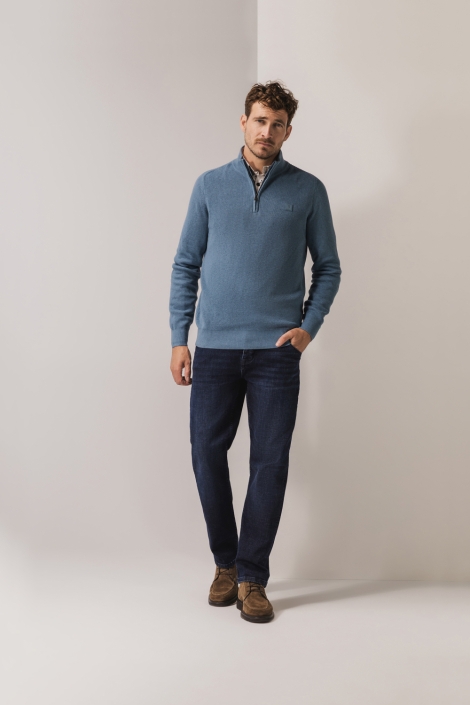 State of Art blauwe heren trui | Model