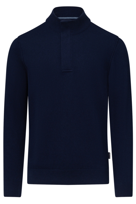 State of Art blauwe heren trui | Vooraanzicht