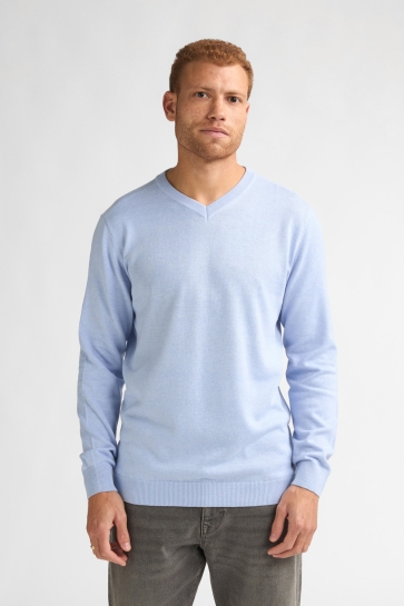 Petrol Industries men knitwear v-neck basic Blauw