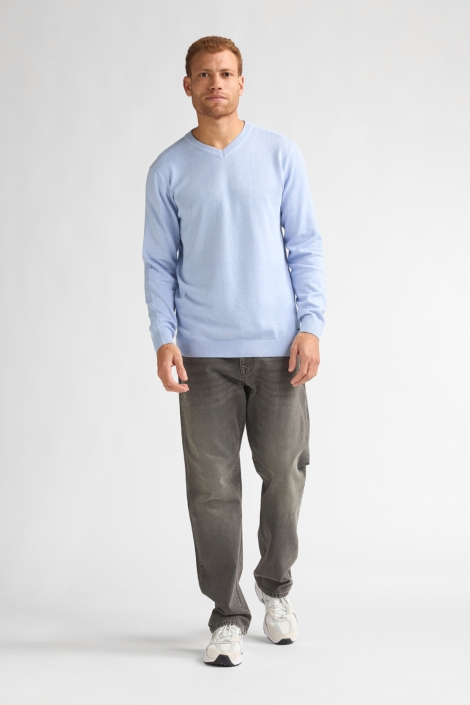 Petrol Industries blauwe heren trui | Model