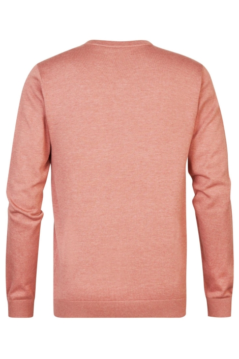 Petrol Industries oranje heren trui | Achteraanzicht