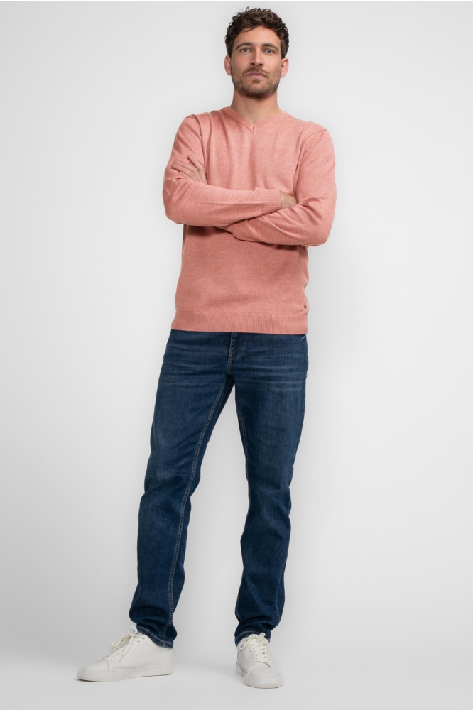 Petrol Industries oranje heren trui | Model