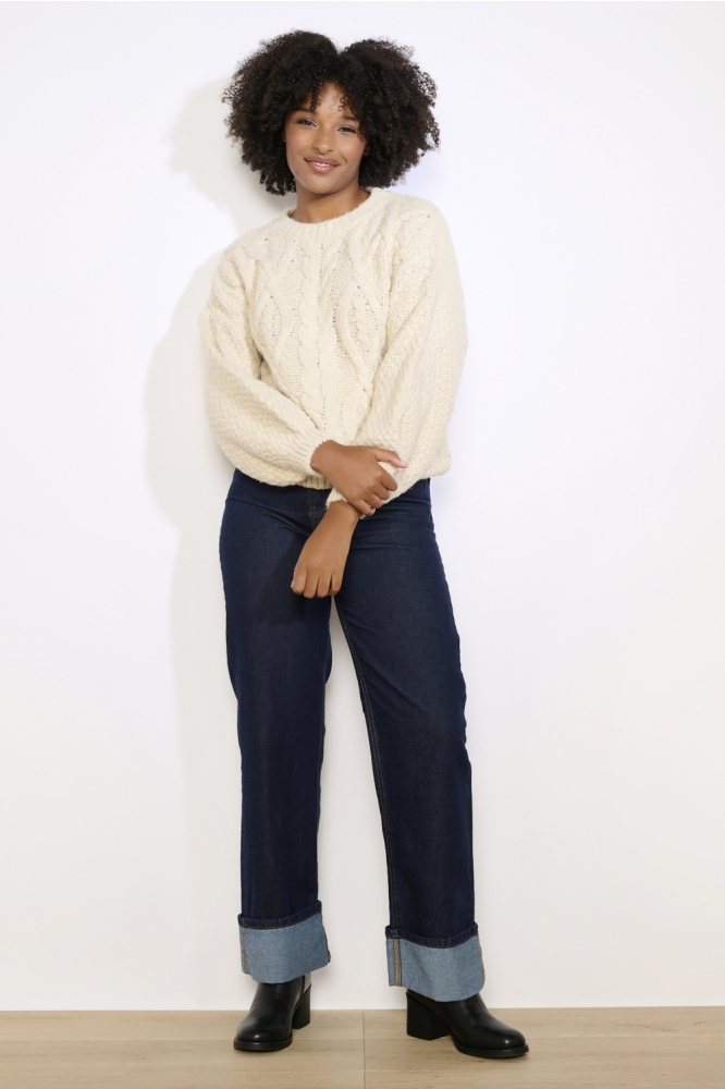 LolaLiza beige dames trui | Model