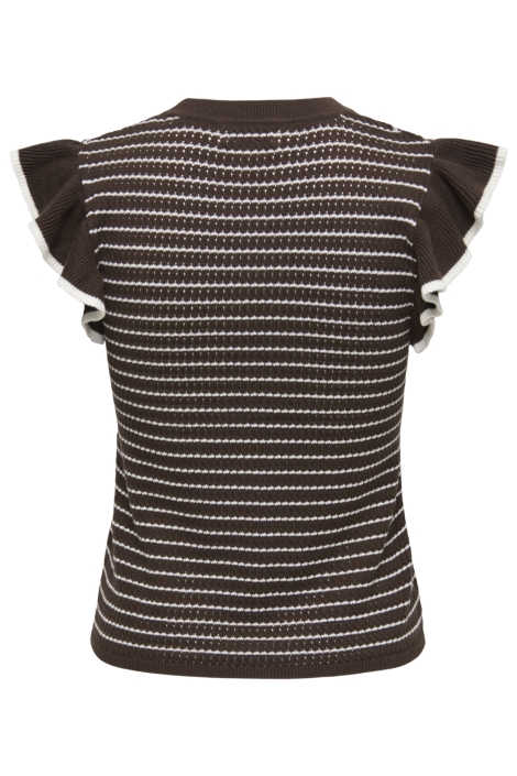 Jacqueline de Yong bruine dames top | Achteraanzicht