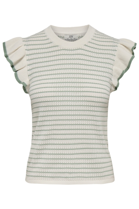 Jacqueline de Yong witte dames top | Vooraanzicht