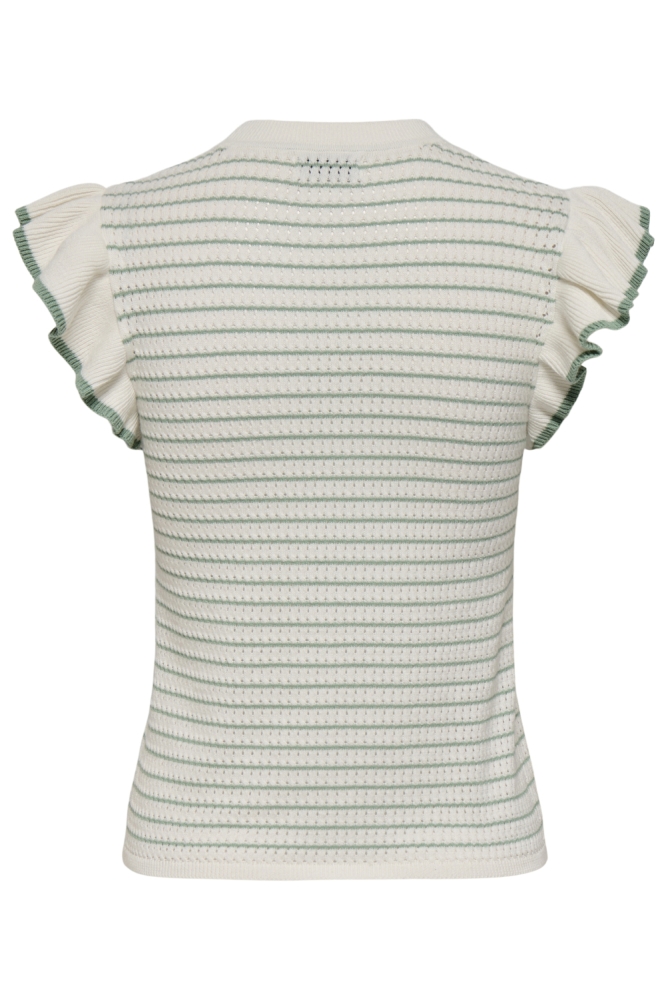 Jacqueline de Yong witte dames top | Achteraanzicht