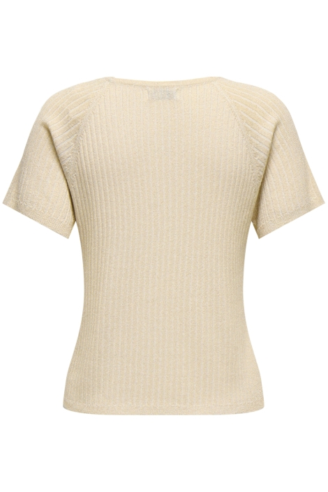 Jack & Jones taupe dames t-shirt | Achteraanzicht