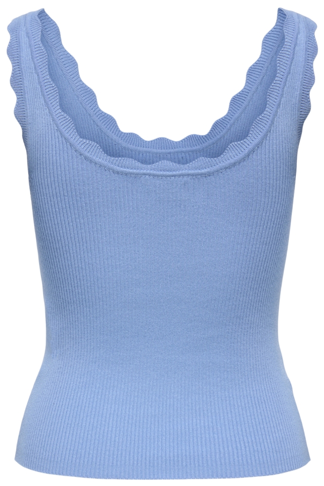 Jacqueline de Yong blauwe dames top | Achteraanzicht