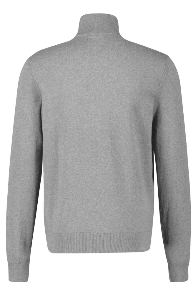 Lerros grijze heren trui | Achteraanzicht