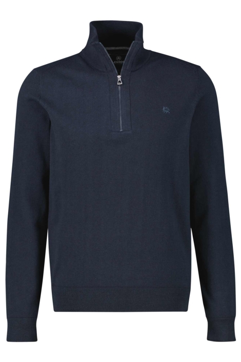 Lerros blauwe heren trui | Vooraanzicht