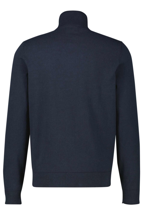 Lerros blauwe heren trui | Achteraanzicht