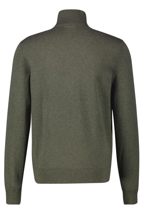 Lerros groene heren trui | Achteraanzicht