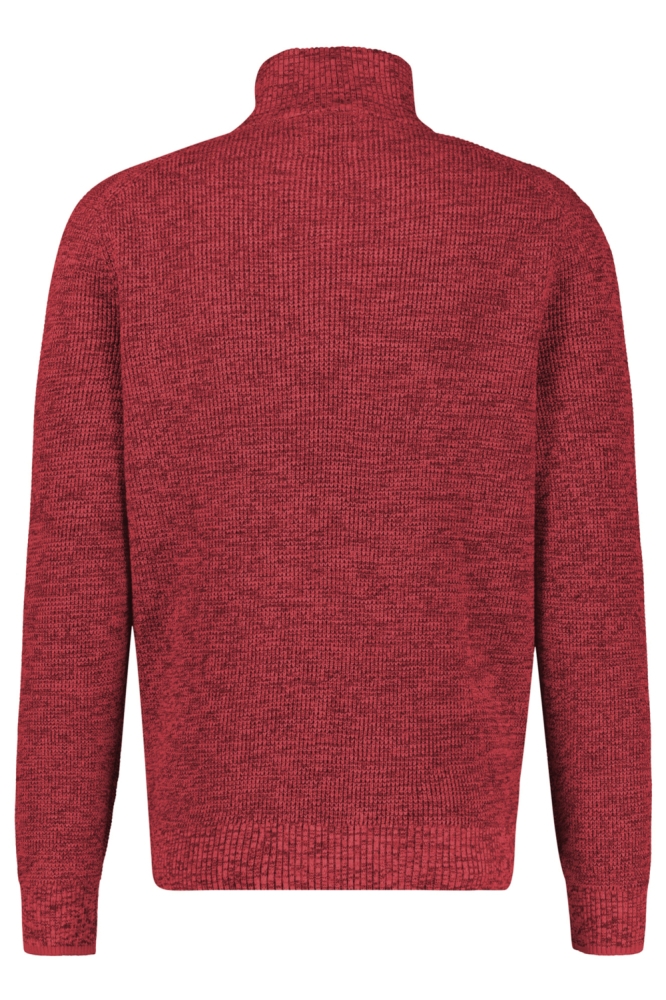 Lerros rode heren trui | Achteraanzicht