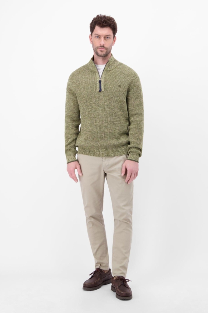 Lerros groene heren trui | Model