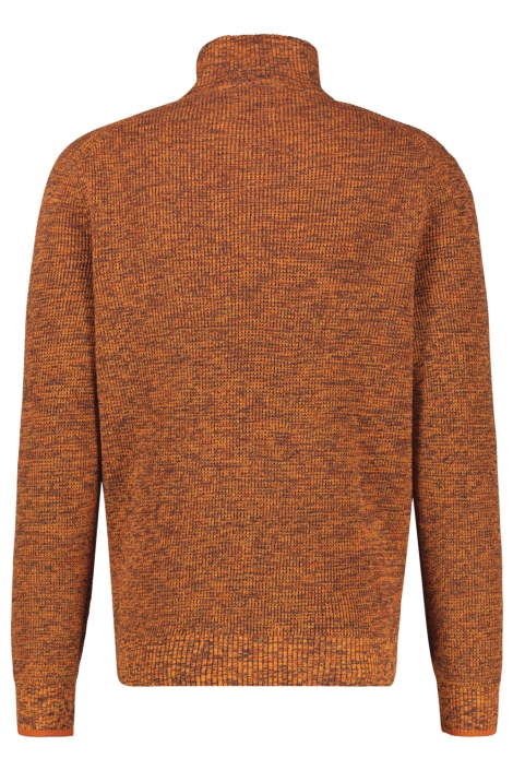 Lerros oranje heren trui | Achteraanzicht