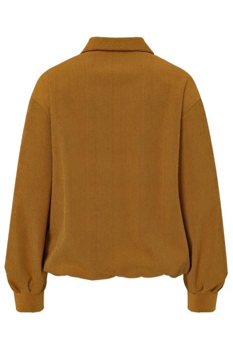 Hypedrop camel dames jas | Achteraanzicht